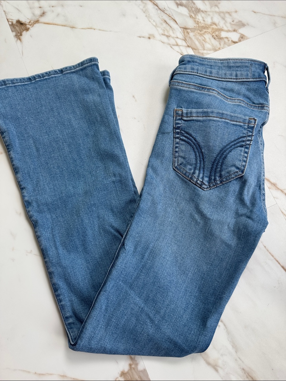 Y2K Hollister Sz 0R Low Rise Boot Stretch Jeans Trendy 90s Back to school